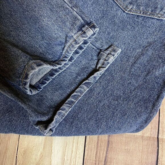 Magellan Outdoors 38x34 Blue Jeans Medium Wash Classic Heavy Denim Work Pants - Picture 10 of 11